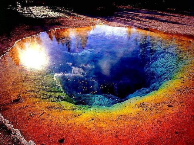 Morning Glory Pool - Yellowstone National Park, Teton County, Wyoming, USA