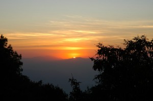 Sunset Nagarkot