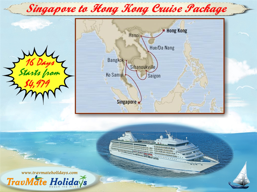 Book Singapore to HongKong Cruise Package from India